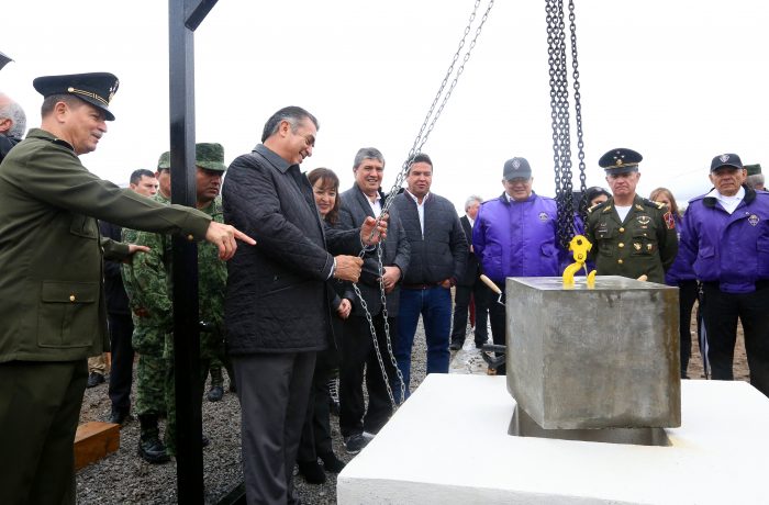 Inicia en Apodaca construcción de Prepa Militarizada