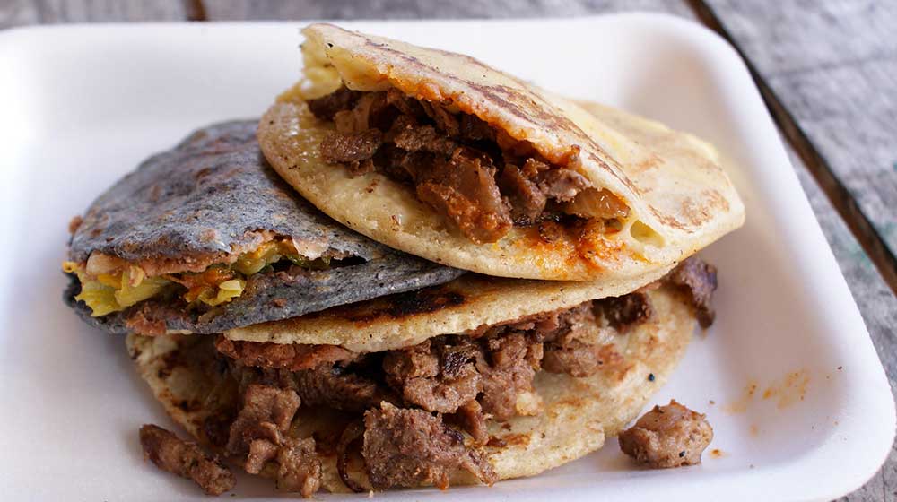 Gorditas de chicharrón tradicionales.