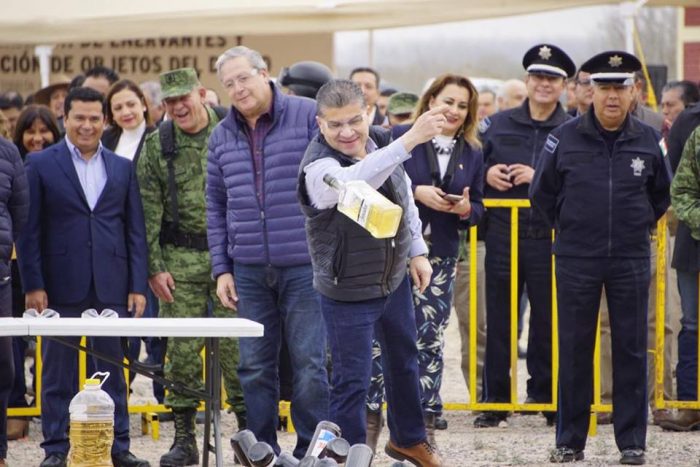Destruye Miguel Angel Riquelme Solis Drogas y objetos Delictivos por 125 mdp en La Laguna.