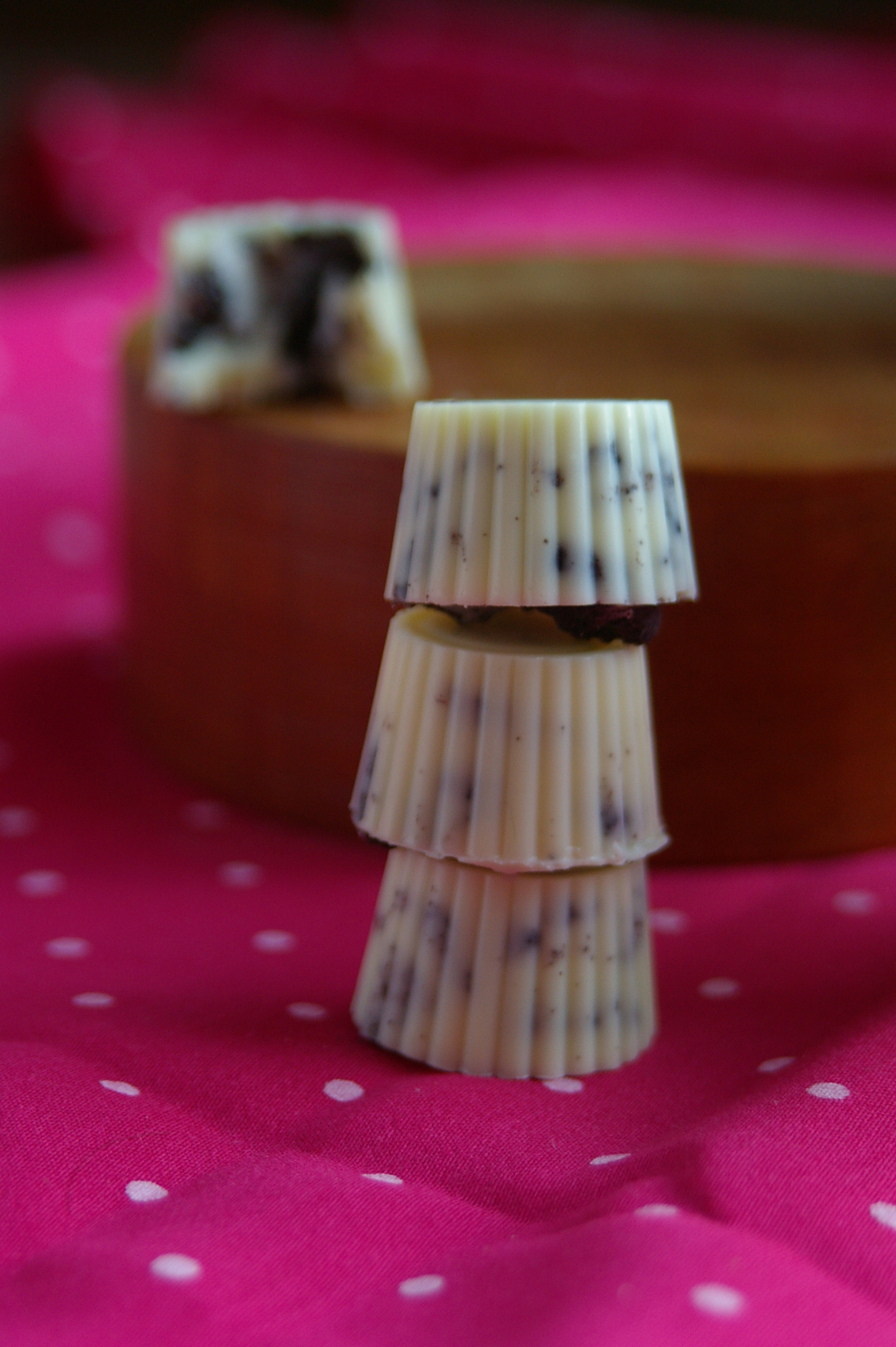 Chocolates con oreo.