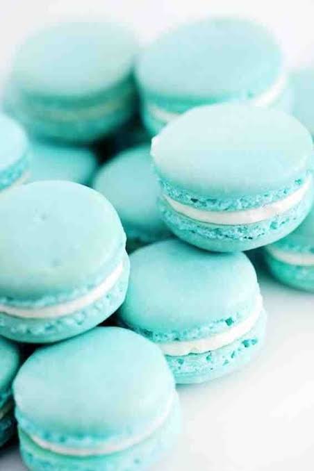 Macaroons de menta.
