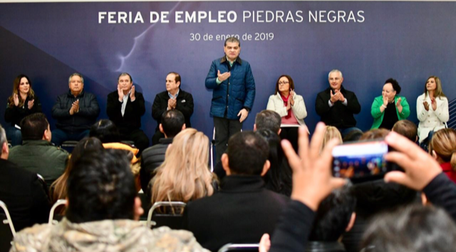 INAUGURA MARS FERIA DEL EMPLEO EN PIEDRAS NEGRAS: EN COAHUILA HAY EQUILIBRIO, UNIDAD Y TRABAJO