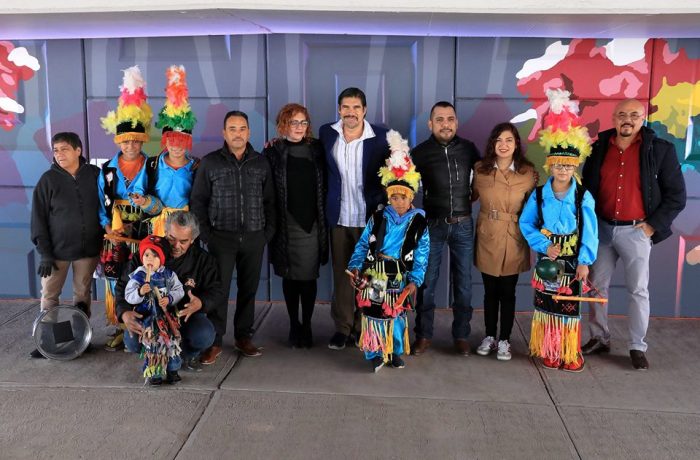 Inauguran mural en homenaje a Pancho, “La Gallina” al norte de Saltillo