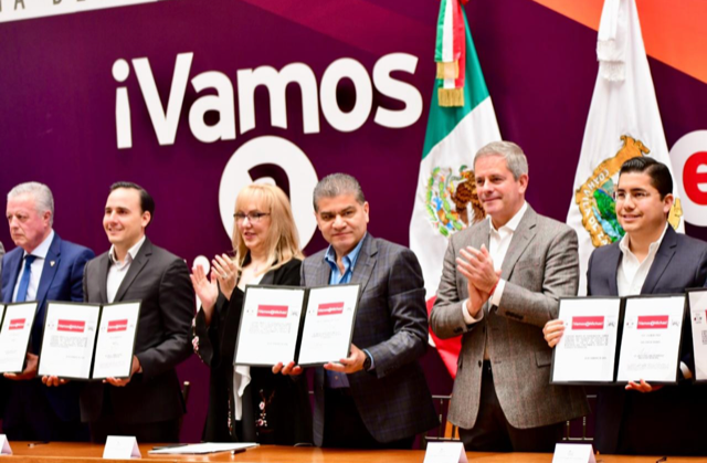 POR COAHUILA, ESTADO Y MUNICIPIOS FIRMAN ‘VAMOS A MICHAS’