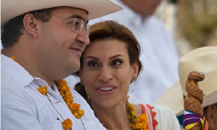 Desde la cárcel, Javier Duarte defiende a Karime Macías ante solicitud de extradición