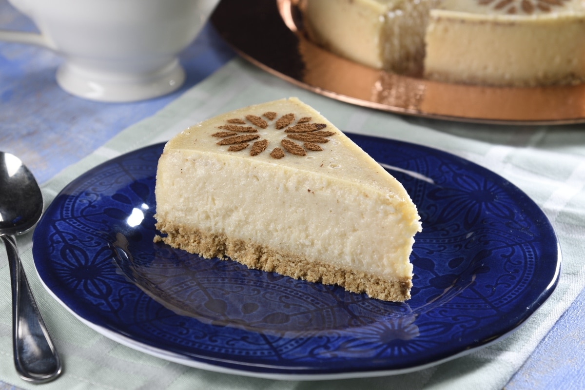 Flan de arroz con leche.