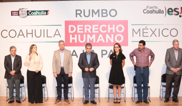 ES COAHUILA EL PRIMER ESTADO QUE INICIA POLÍTICAS PÚBLICAS A FAVOR DE LA PAZ: RIQUELME