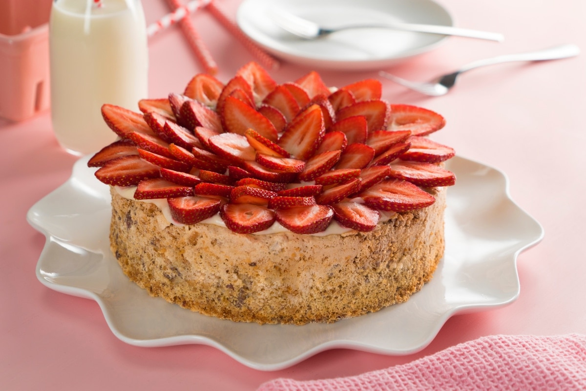 Delicioso Mostachón de Fresa.