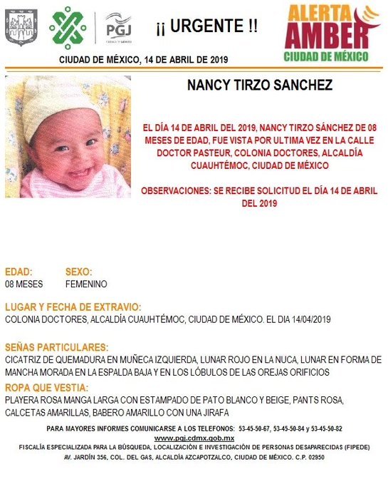 Roban a bebé de 8 meses afuera de hospital de la CDMX; madre la encargó con sobrino de 15 años