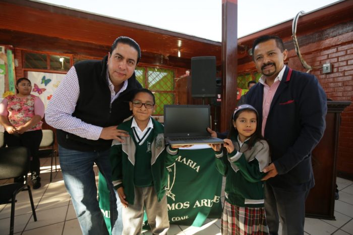 SÉPTIMA ESCUELA BENEFICIADA CON “ESCUELAS AL 50”
