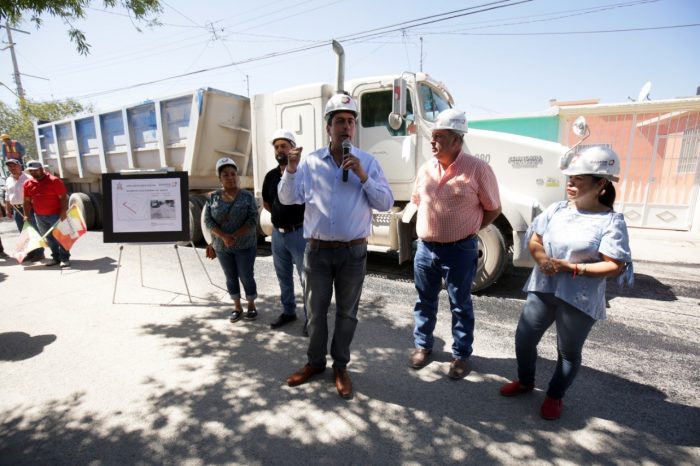 RECARPETEO EN LA COLONIA ANALCO  EN RAMOS ARIZPE