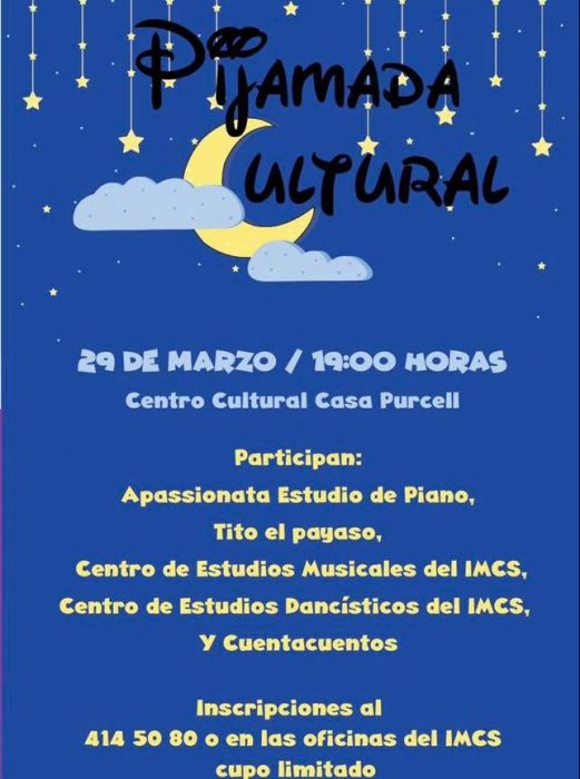 Invita Instituto Municipal de Cultura a "Pijamada Cultural"