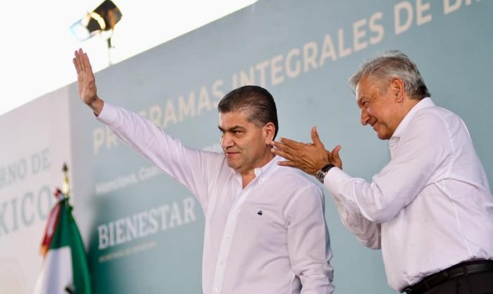 El gobernador Riquelme es quien más ha apoyado a la cuarta transformación: AMLO