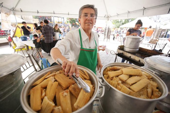 Celebran la feria del tamal en Ramos Arizpe Coah.