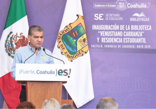COAHUILA ES EJEMPLO NACIONAL EN LOGROS EDUCATIVOS: RIQUELME
