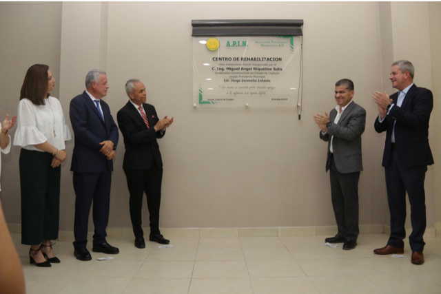 INAUGURA RIQUELME EDIFICIO DEL CENTRO DE REHABILITACIÓN INFANTIL APIN, EN TORREÓN