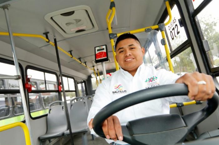 Lanzan convocatoria para operadores del transporte urbano de Saltillo