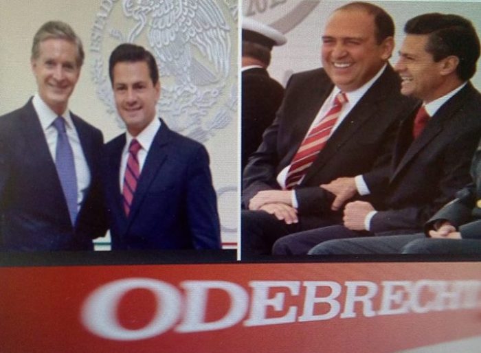 Peña Nieto, Del Mazo y Rubén Moreira contrataron a empresa relacionada con Odebrecht