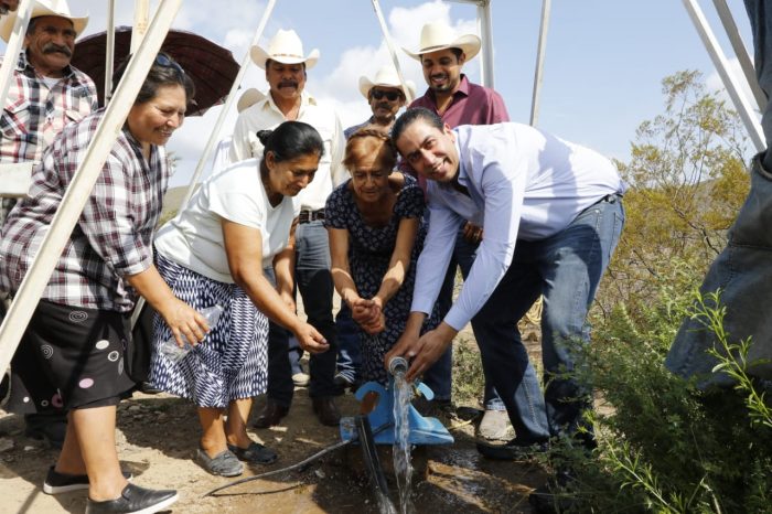 MÁS AGUA EN EL EJIDO ZERTUCHE, LLEGA PROGRAMA “TU ELIGES”