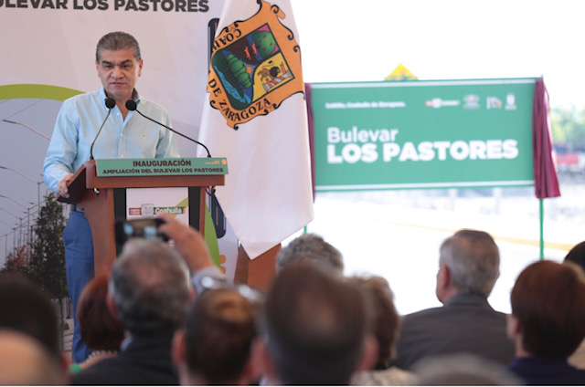 EN COAHUILA EL DESARROLLO ES PERMANENTE: RIQUELME