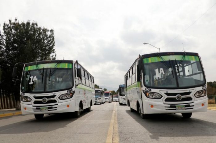 Avanza modernización de unidades del transporte público
