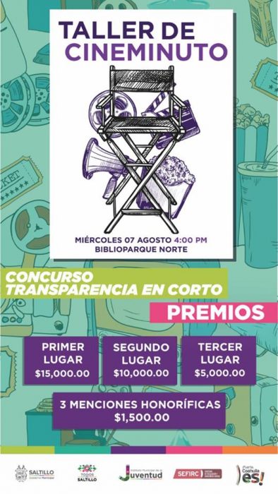 Impartirán Taller de Cine para jóvenes saltillenses