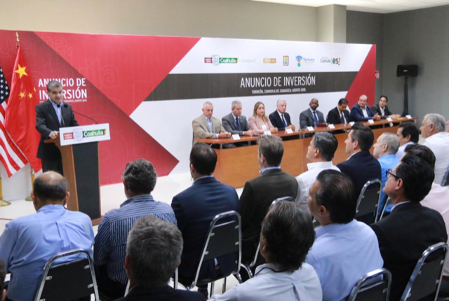 ANUNCIA GOBERNADOR  RIQUELME LLEGADA DE EMPRESA MILWAUKEE TOOLS A LA LAGUNA