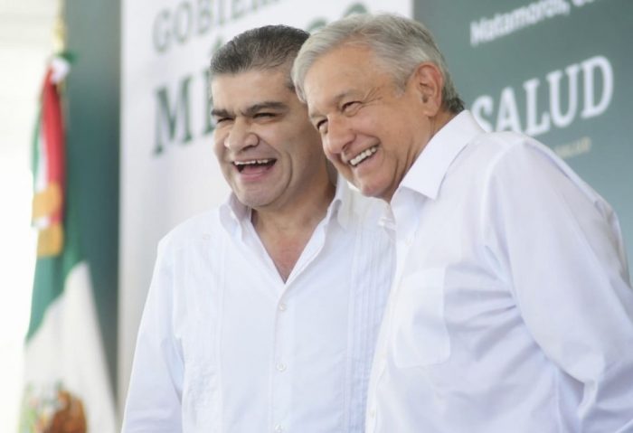 LLEVAN AMLO Y RIQUELME BUENAS NOTICIAS A MATAMOROS Y SAN BUENAVENTURA