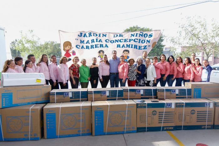 CHEMA MORALES CUMPLIENDO COMPROMISOS, ESCUELAS AL 50 BENEFICIANDO A LA EDUCACIÓN  