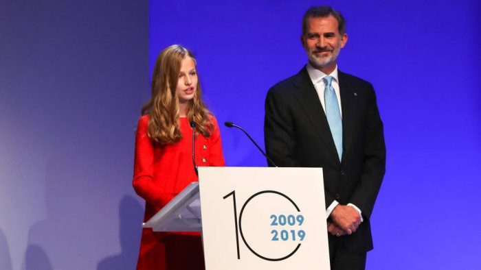Leonor de Borbón, una princesa políglota más allá de los discursos