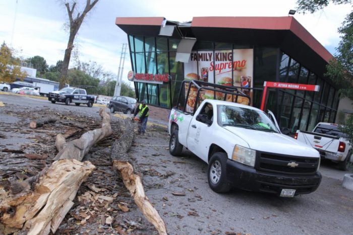 Atiende municipio reportes por fuertes vientos