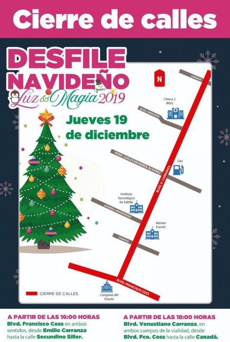 Operativo de prevención por desfile Luz & Magia 2019