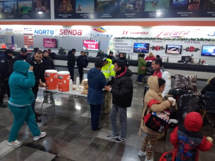 Permanente operativo de respuesta ante bajas temperaturas en Saltillo