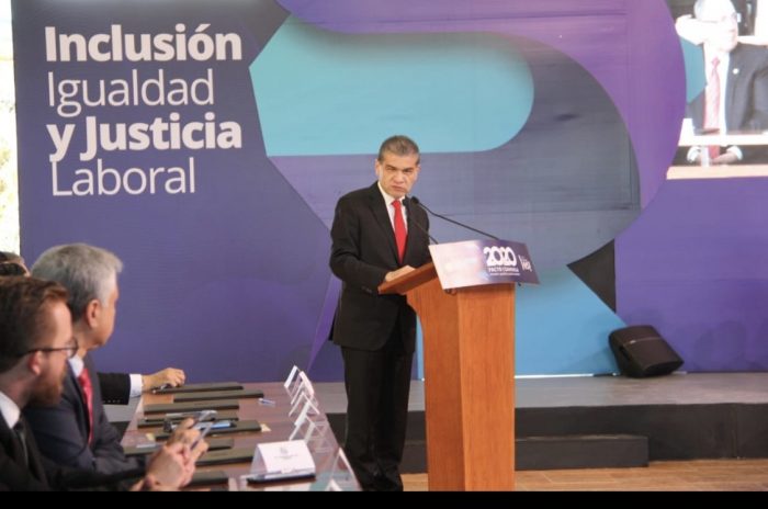 FIRMAN PACTO COAHUILA 2020: CONSOLIDA ESTADO LIDERAZGO EN MATERIA LABORAL