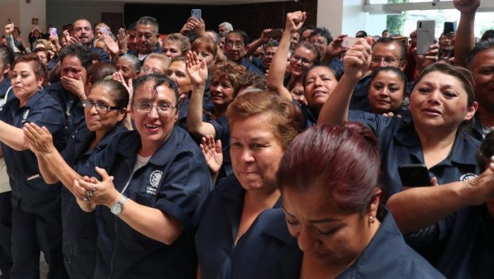Cámara de diputados contrata a más de 400 trabajadores de limpieza