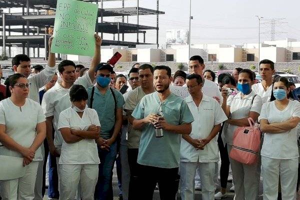 Los contagios entre personal médico crecen 261% en 10 días