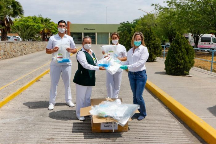 Hacen equipo Damas de la Cruz Roja y Apoyaré contra el Covid-19