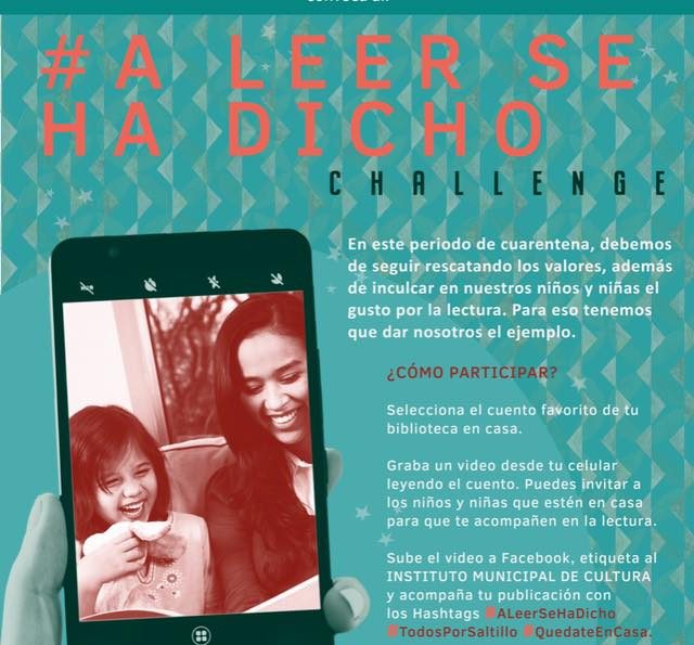 Invita IMCS  "A LEER SE HA DICHO"