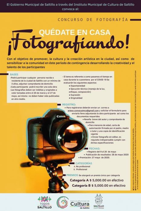 Lanza Gobierno Municipal concursos en línea de expresión artística   