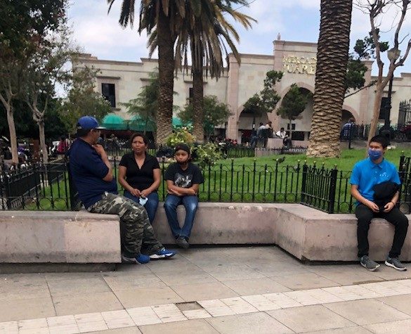 El Centro de Saltillo poco a poco retorna a la  normalidad