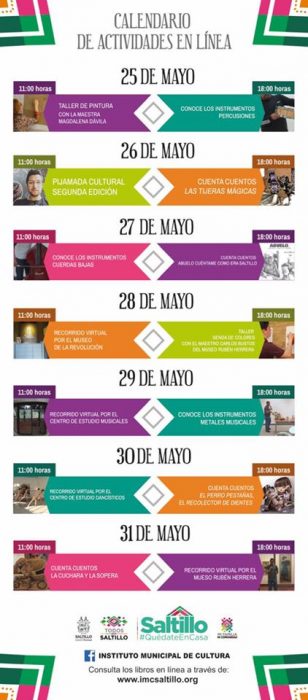 Esta es la cartelera de la semana del IMCS