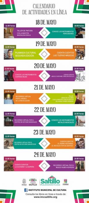 Cartelera semanal del IMCS