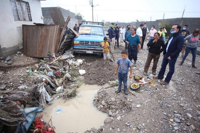 Atiende Manolo a damnificados por el huracán “Hanna”   