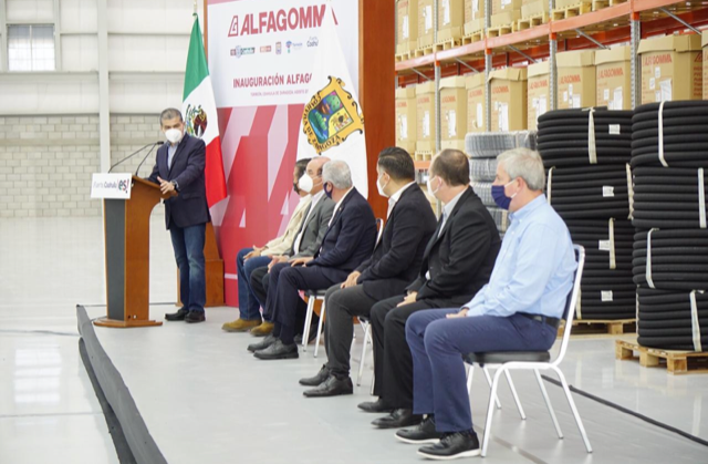 INAUGURA MARS PLANTA ALFAGOMMA EN TORREÓN, DE 15 MDD: ‘COAHUILA BRINDA CERTEZA PARA INVERTIR ‘
