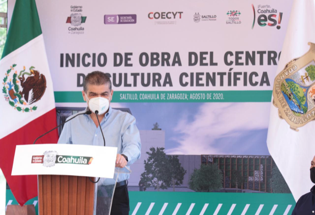 AQUÍ ESTÁ COAHUILA Y SU FORTALEZA, INICIANDO UN NUEVO COMPLEJO CIENTÍFICO, CON 30 MDP: MARS