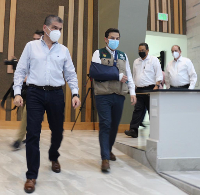 Gobierno de Coahuila e IMSS coordinan esfuerzos para ampliar capacidad de atención a pacientes COVID-19