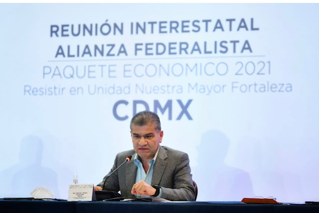 LOS ESTADOS NO PUEDEN RECIBIR MENOS RECURSOS QUE EL AÑO PASADO: ALIANZA FEDERALISTA