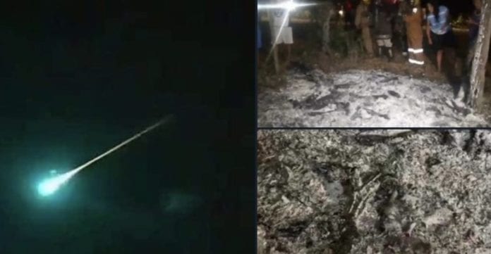 Captan meteorito en Monterrey cea en Cd. Victoria