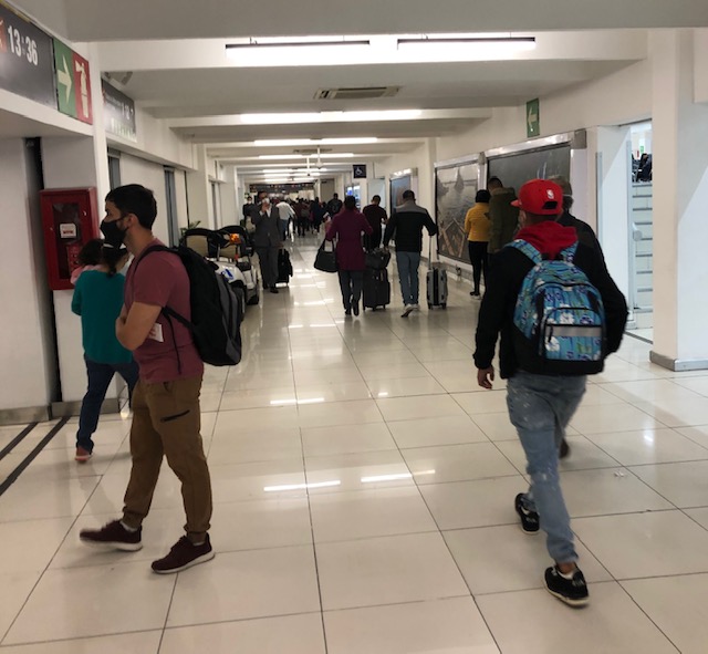 Lleno Aeropuerto de la Ciudad de México