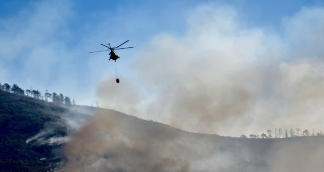 INCENDIO EN LA SIERRA DE ARTEAGA REGISTRA 30% CONTROL Y 10% DE LIQUIDACIÓN